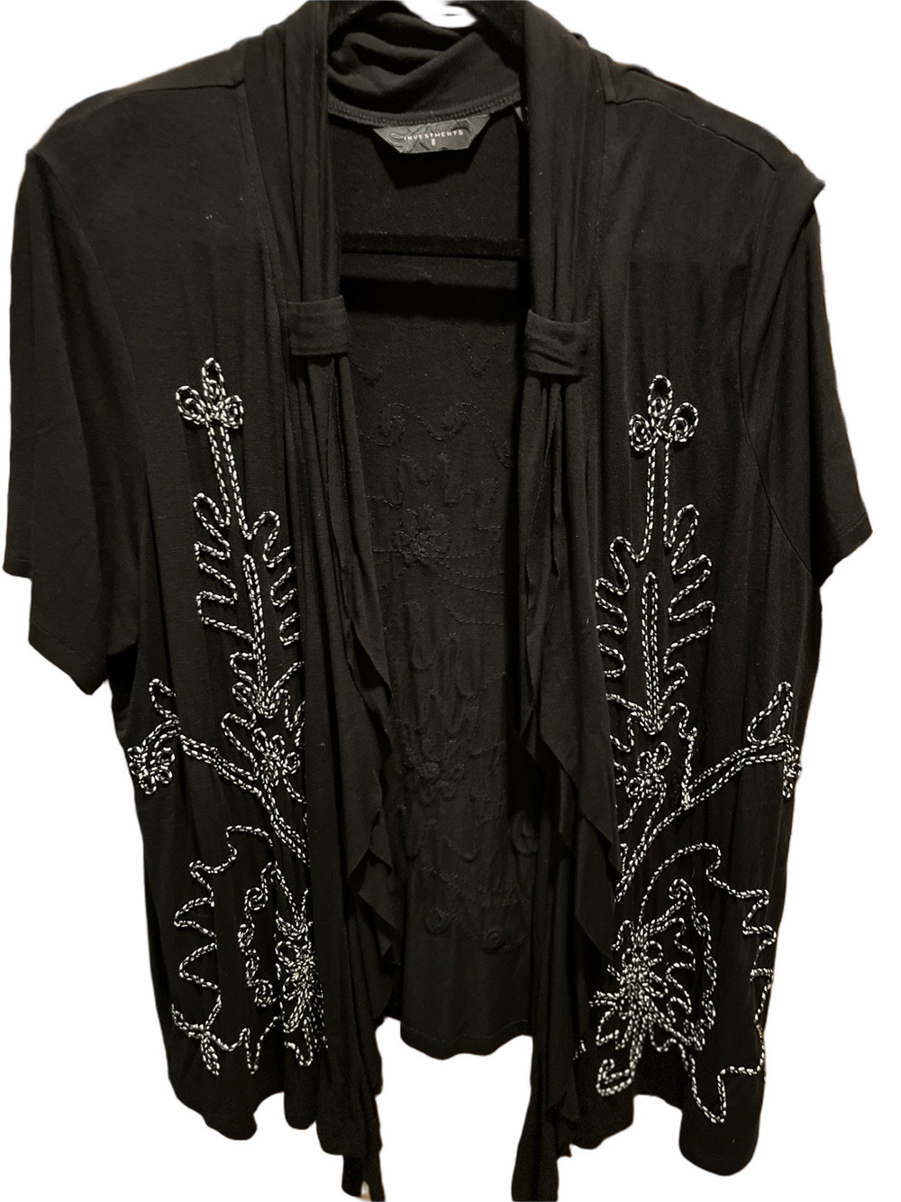 180. WOMENS INVESTMENTS 1X DETAIL TOP